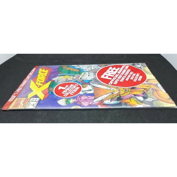 Marvel Comics X-Force #1 1st Issue Vintage Aug 1991 Factory Sealed Collector's - Picture 4 of 5